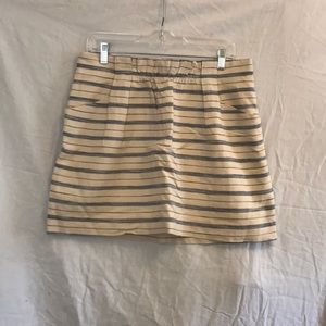 J Crew Striped Skirt